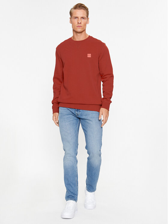 Boss Sweatshirt Westart 50468443 Rot Relaxed Fit | Modivo.de