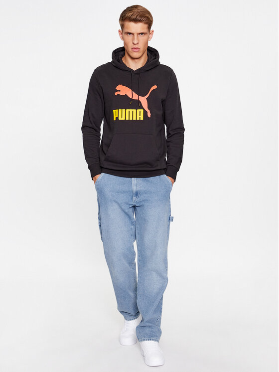 Puma Puma Μπλούζα Classics 539518 Μαύρο Regular Fit