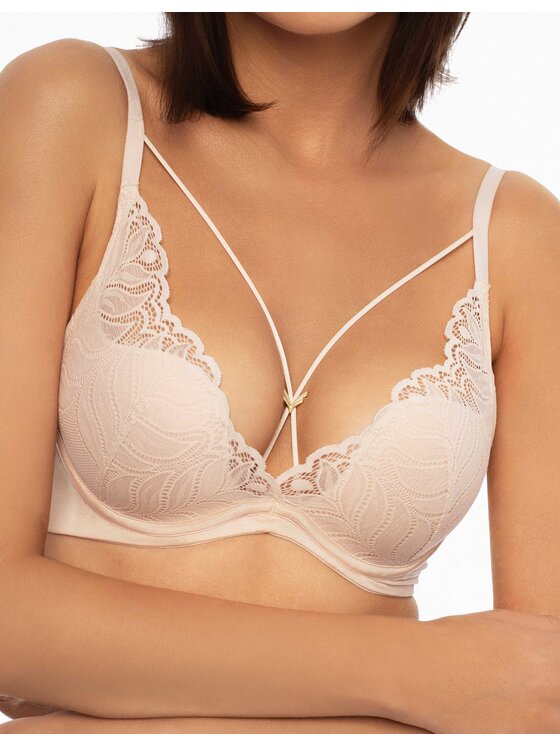 Esotiq Esotiq Biustonosz push-up 41391-80X Beżowy