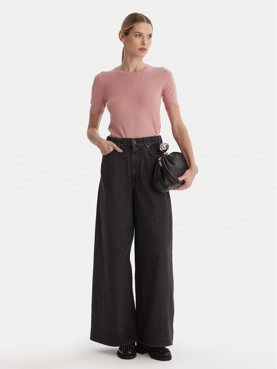 Weekend Max Mara Weekend Max Mara Jeansy Vortice 2615181011 Czarny Wide Leg