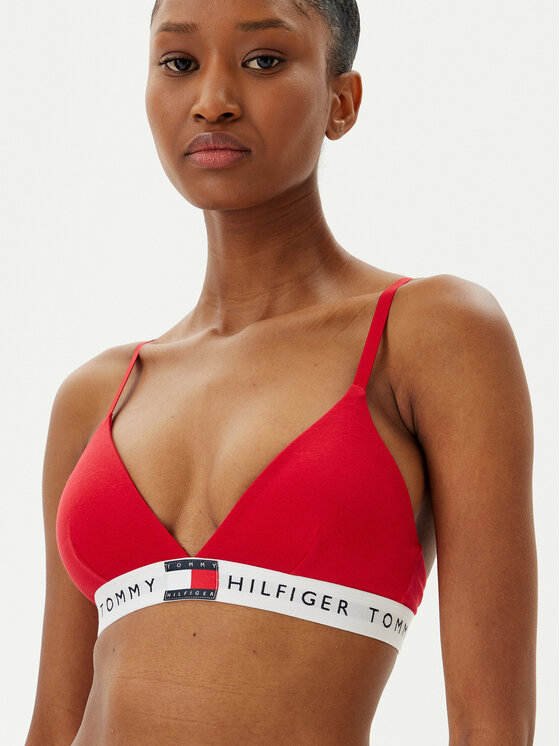 Tommy Hilfiger Tommy Hilfiger Bralette melltartó UW0UW06040 Piros