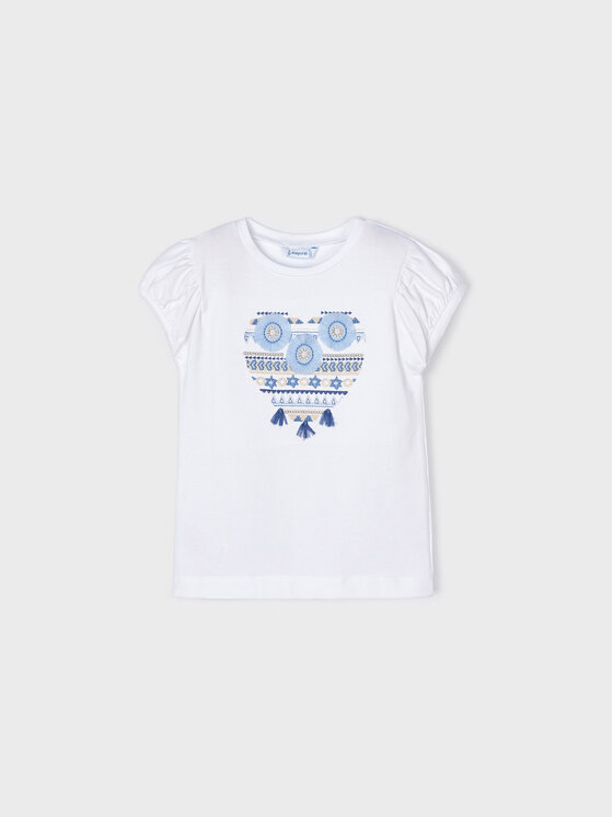 Mayoral Mayoral T-särk 3058 Valge