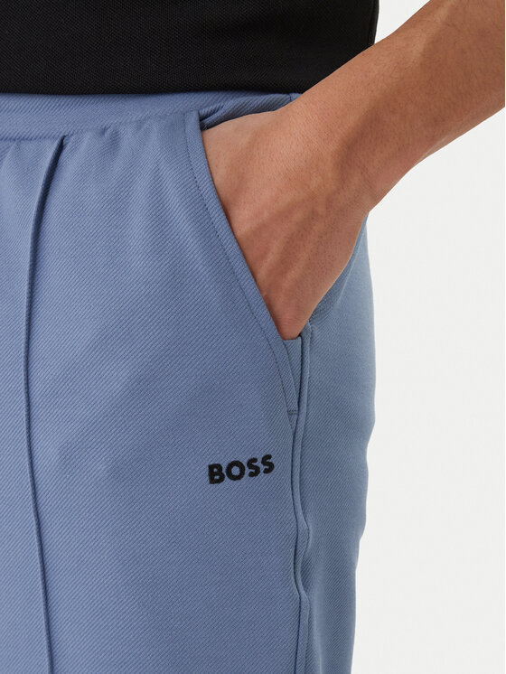 BOSS BOSS Spodnie dresowe Member Hurley 50558602 Błękitny Regular Fit
