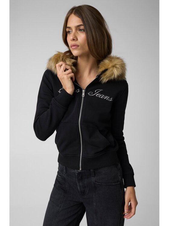 Guess Jeans Guess Jeans Bluza 184164 Czarny Classic Fit