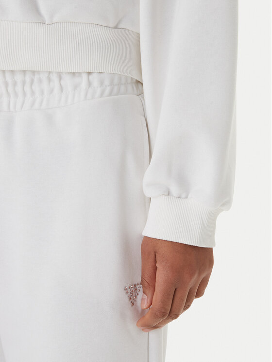 Guess Guess Μπλούζα V6GQ15 K3093 Λευκό Regular Fit