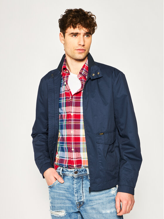 Lee Lee Giacca di transizione Harrington L88TCR35 112123781 Blu scuro Regular Fit