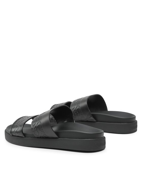 Calvin Klein Calvin Klein Nazouváky Ergo Slide - Hf Mono HW0HW01535 Černá