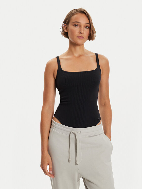 Reebok Body Bodysuit 100201904 Nero Slim Fit, taglia : XS