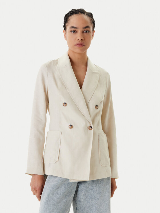 United Colors Of Benetton United Colors Of Benetton Bleizers 2AGHDW03E Bēšs Regular Fit