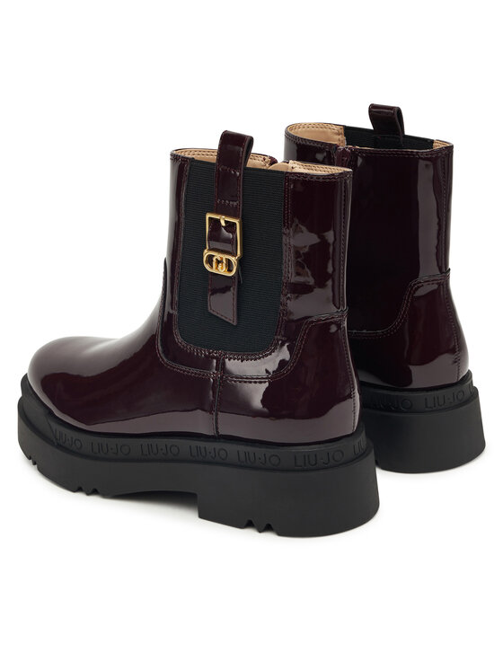 Liu Jo Liu Jo Īsie zābaki Love 63 SF5067 EX004 Bordo