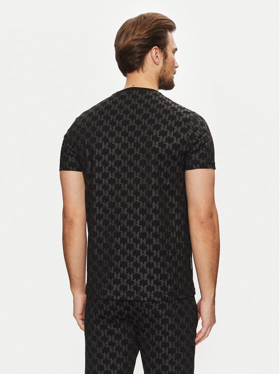 KARL LAGERFELD KARL LAGERFELD T-särk 755096 551251 Must Regular Fit