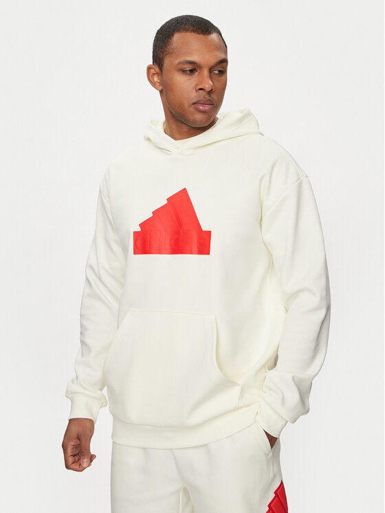 adidas adidas Світшот Future Icons Badge of Sport IR9184 Білий Regular Fit