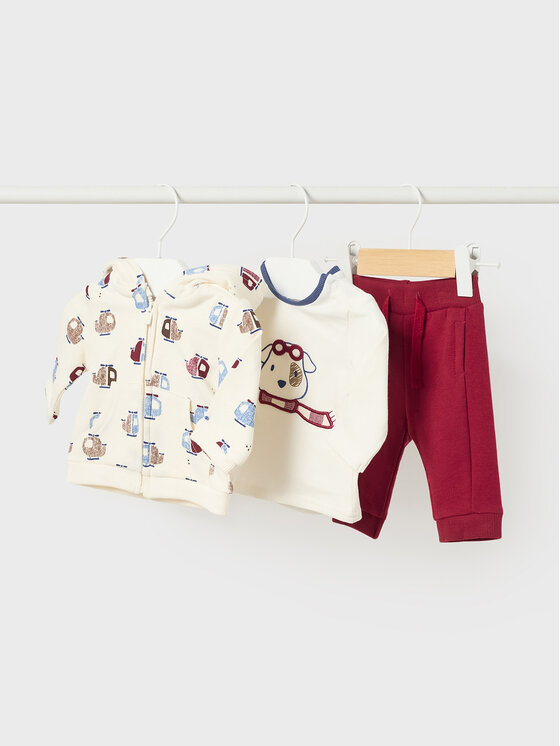 Completo felpa, maglietta e pantaloni Mayoral