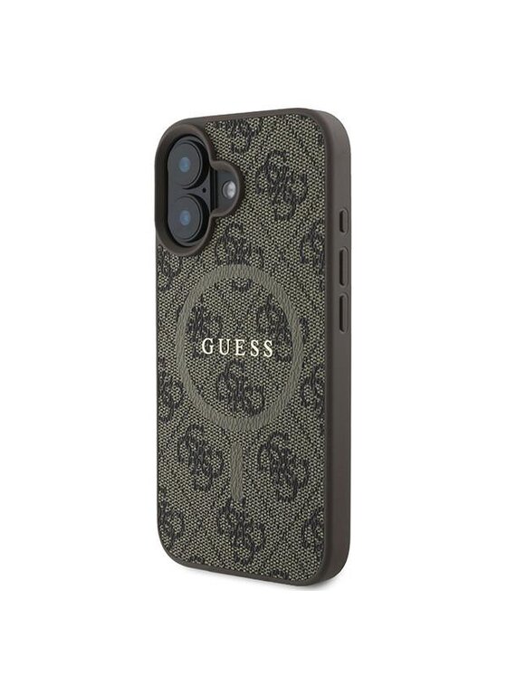 Guess Guess Etui na telefon Apple iPhone 16 Plus Brązowy