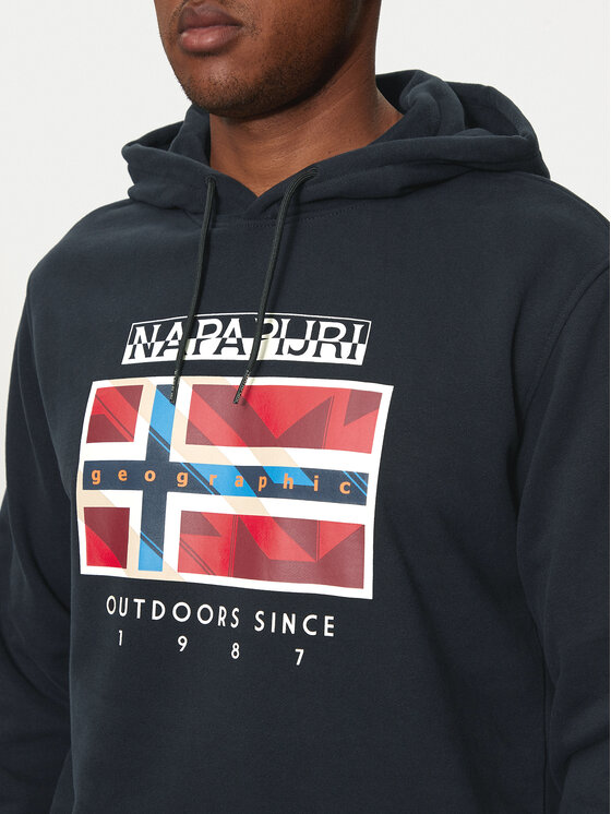Napapijri Napapijri Pulóver B-Dorees NP0A4IBD Sötétkék Relaxed Fit