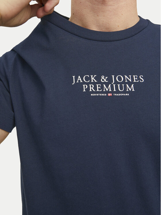 Jack & Jones Jack & Jones T-särk Archie 12217167 Tumesinine Regular Fit