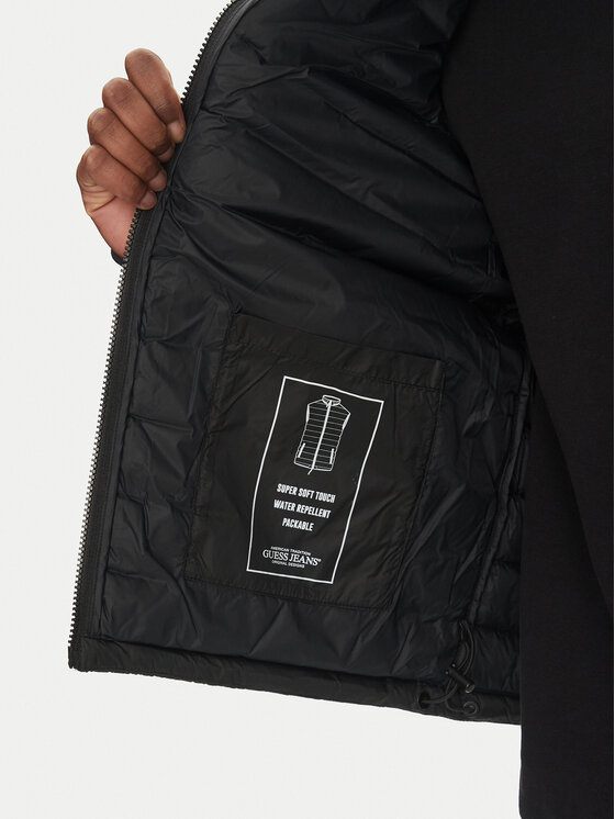 Guess Jeans Guess Jeans Безрукавка M5RN55 WHAB2 Чорний Regular Fit