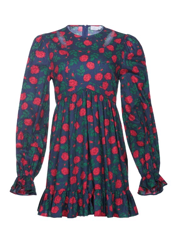 LAURELLA LAURELLA Sukienka codzienna 4TU015 Granatowy Regular Fit