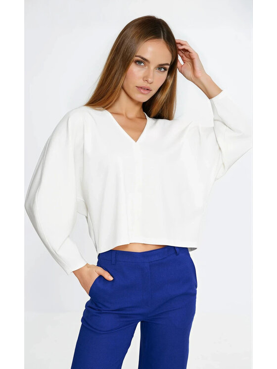 NIFE NIFE Halenka B214 Écru Oversize