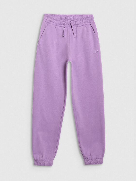 4F 4F Pantaloni da tuta 4FJRAW25TTROF1616-51S Viola Regular Fit