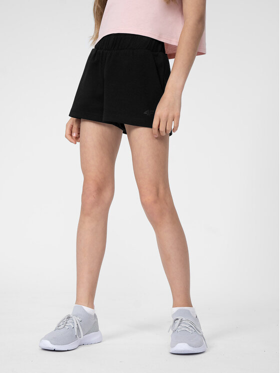 4F 4F Спортивні шорти 4FJSS23TSHOF098 Чорний Regular Fit
