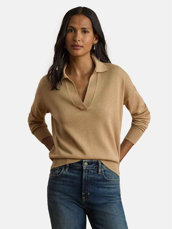 LAUREN RALPH LAUREN LAUREN RALPH LAUREN Sveter 200P14056004 Béžová Regular Fit