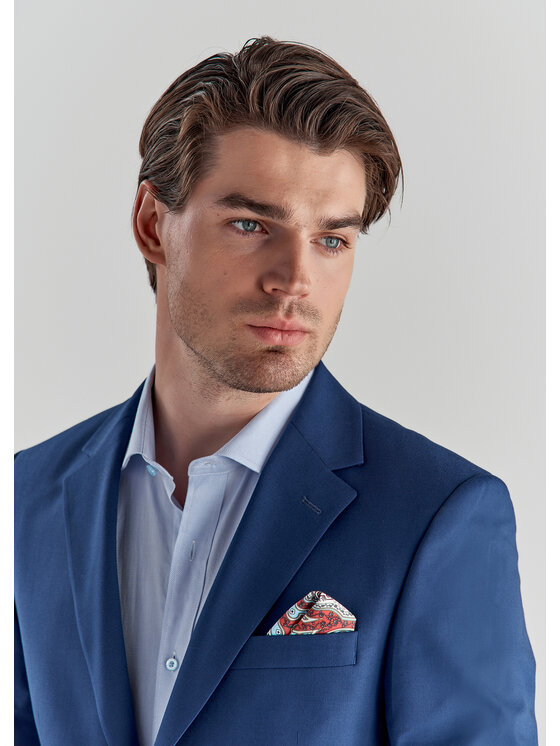 Pako Lorente Pako Lorente Marynarka P22SF-3G-019 Granatowy Slim Fit