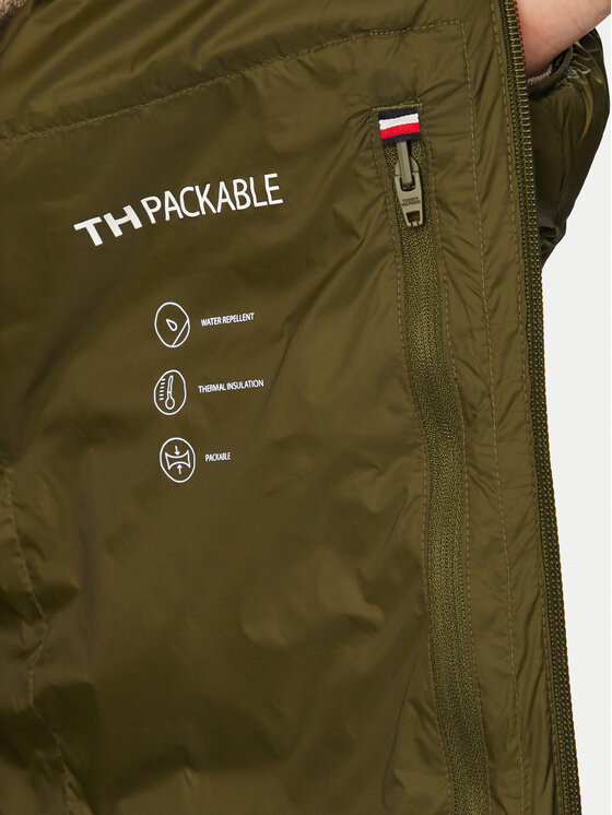 Tommy Hilfiger Tommy Hilfiger Преходно яке MW0MW37634 Каки Regular Fit