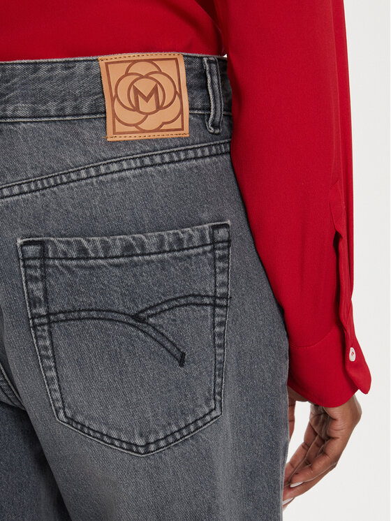 Marella Marella Džinsai 2423186074 Pilka Mom Fit
