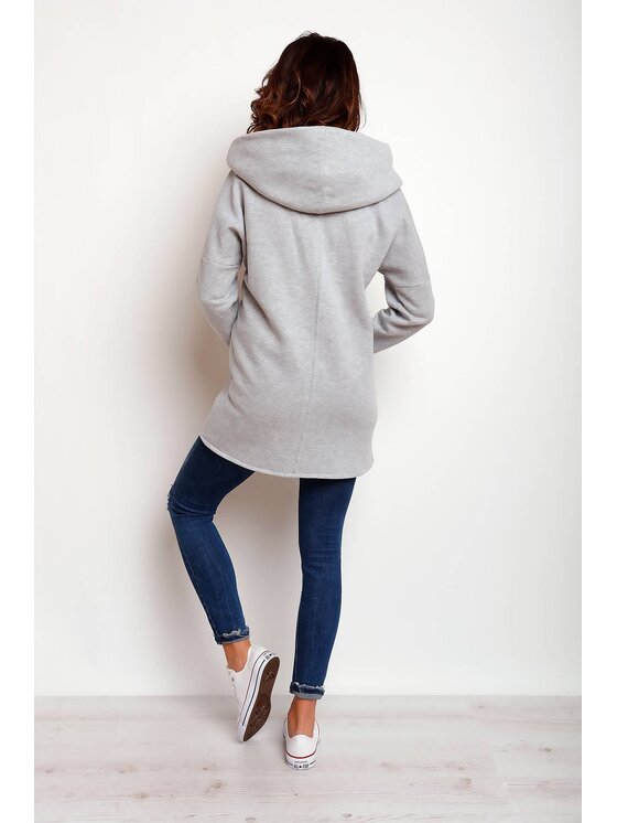 Infinite You Infinite You Felpa M088 Grigio Basic Fit