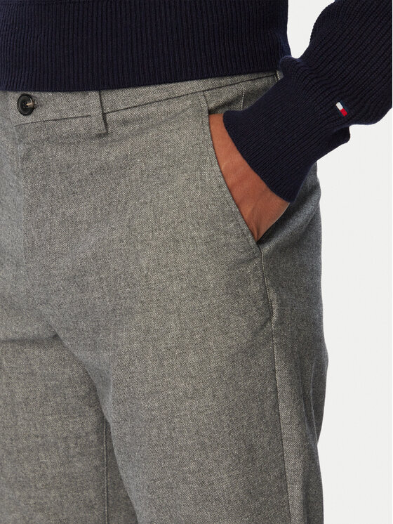 Tommy Hilfiger Tommy Hilfiger Chinos Denton MW0MW44823 Dunkelgrau Slim Fit