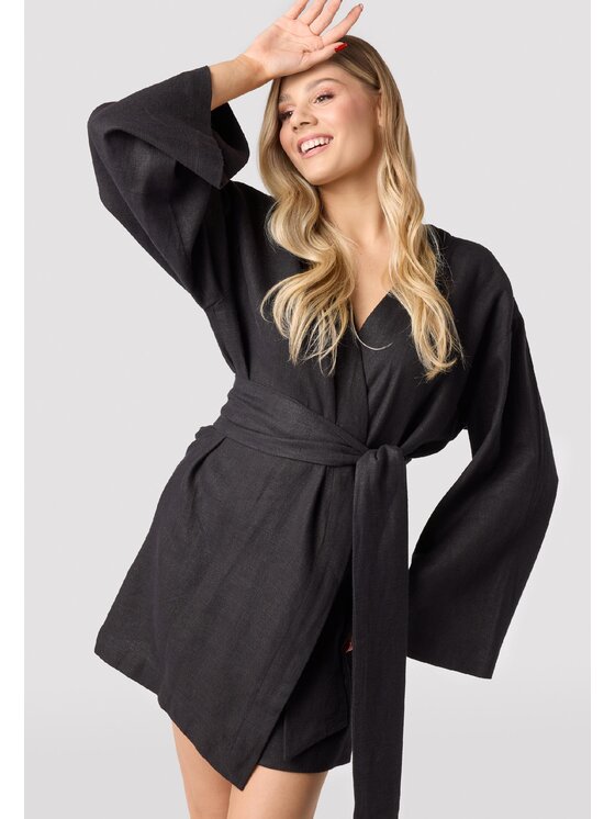 LAURELLA LAURELLA Každodenné šaty LAURELLA 4UL130299 Čierna Regular Fit
