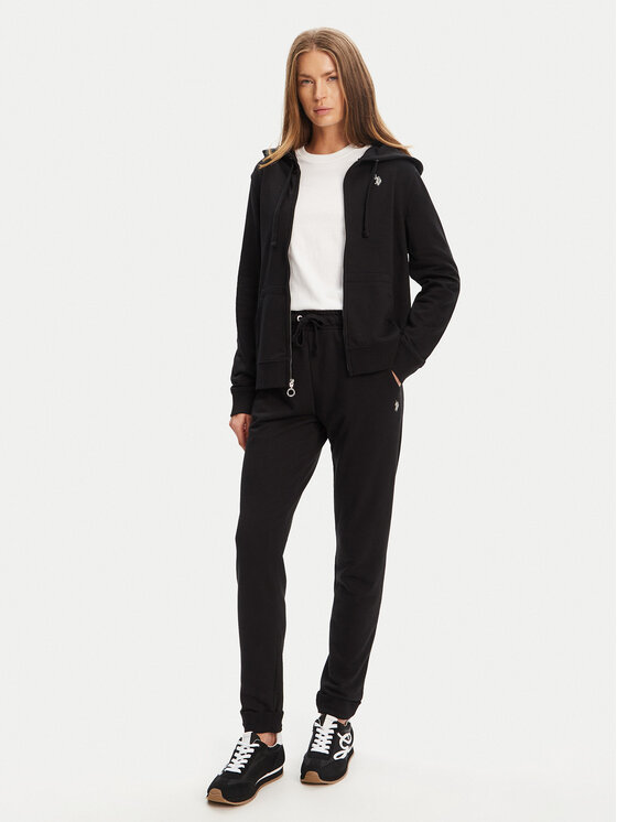 U.S. Polo Assn. U.S. Polo Assn. Μπλούζα WUP1512 Μαύρο Regular Fit