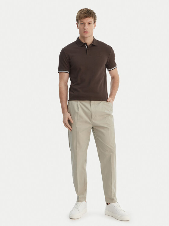 JOOP! Jeans JOOP! Jeans Polokošile 15 JJJ-17Amare 30046012 Hnědá Modern Fit