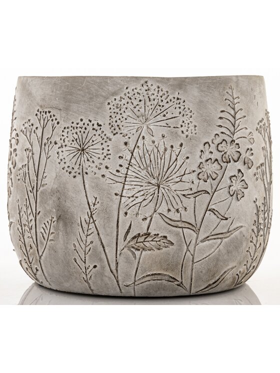 MIAhome MIAhome Osłonka cementowa 14,5x18,5x18,5 cm PRATO Szary