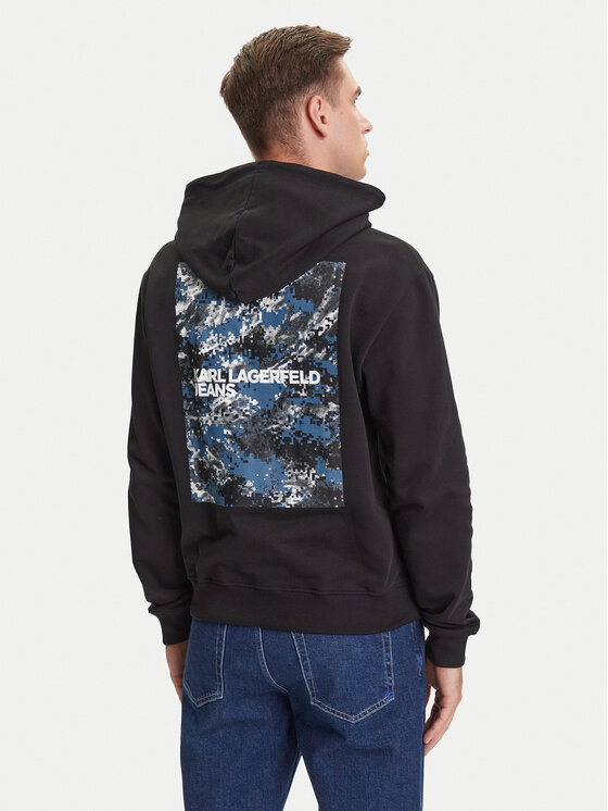 Karl Lagerfeld Jeans Karl Lagerfeld Jeans Sweatshirt A3M20025 Schwarz Regular Fit