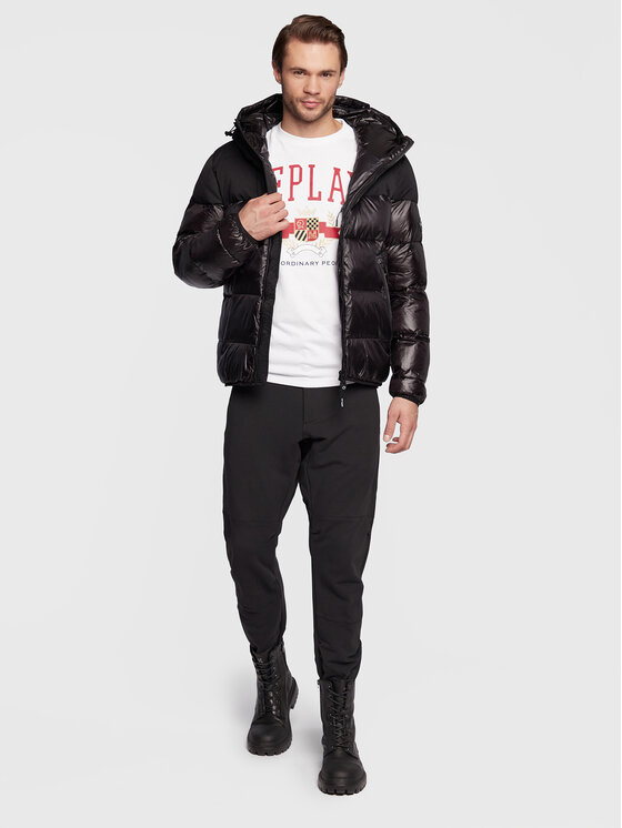 REPLAY REPLAY Зимно яке 8183A.000.84174 Черен Regular Fit