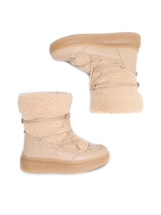 DeeZee DeeZee Μπότες Χιονιού MARCELE N10399 Μπεζ