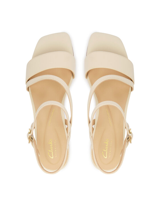 Clarks Clarks Sandały Serina35 Strap 26186118 Écru