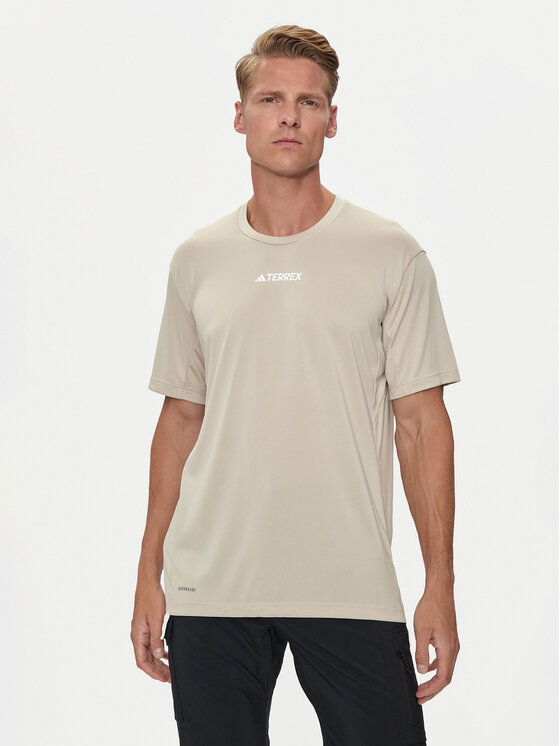 Férfi Póló adidas, Méret: M, Bézs, Terrex Multi IP4779