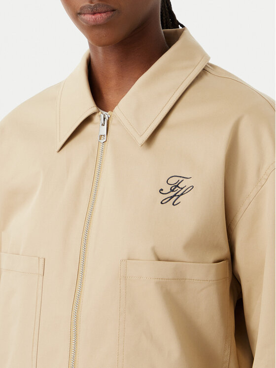 Tommy Hilfiger Tommy Hilfiger Giacca di transizione Chino WW0WW50144 Beige Regular Fit