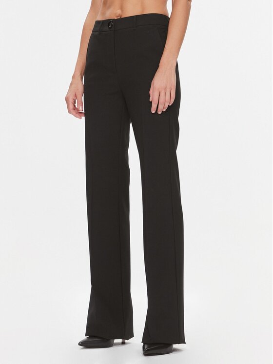 Marella Bavlnené nohavice Xavier 2331360539200 Čierna Regular Fit