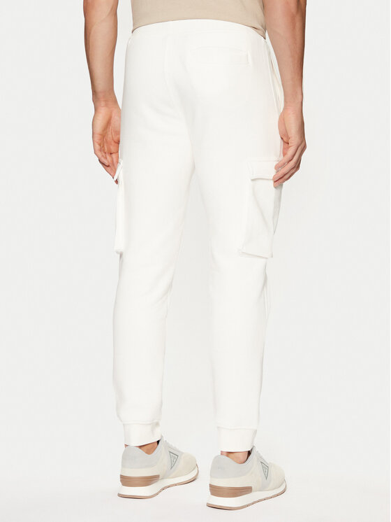 Guess Guess Pantaloni din material Z4YB08 K9V31 Écru Regular Fit