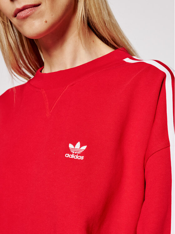 Felpa adicolor Classics GN2829 Rosso Oversize