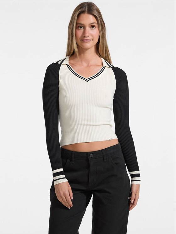 Guess Jeans Guess Jeans Sweter 177475 Beżowy Classic Fit