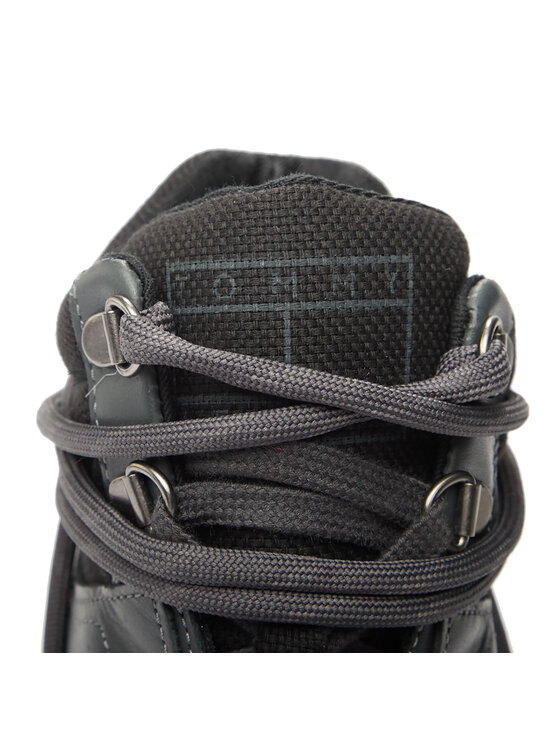 Tommy Jeans Tommy Jeans Schnürstiefeletten Tjw Hybrid Boot EN0EN02338 Schwarz