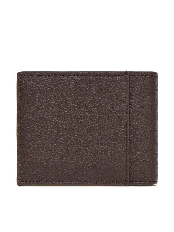 Calvin Klein Calvin Klein Didelė Vyriška Piniginė Foil Emboss Ew Bill Fold LV04D1062G Ruda