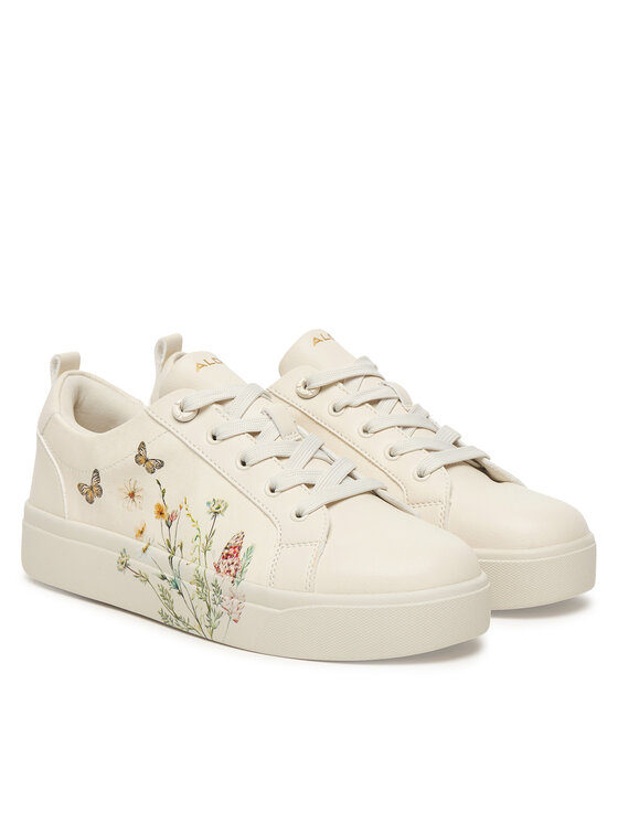 Aldo Aldo Sneakersy Wildflowers 14295822 Biały