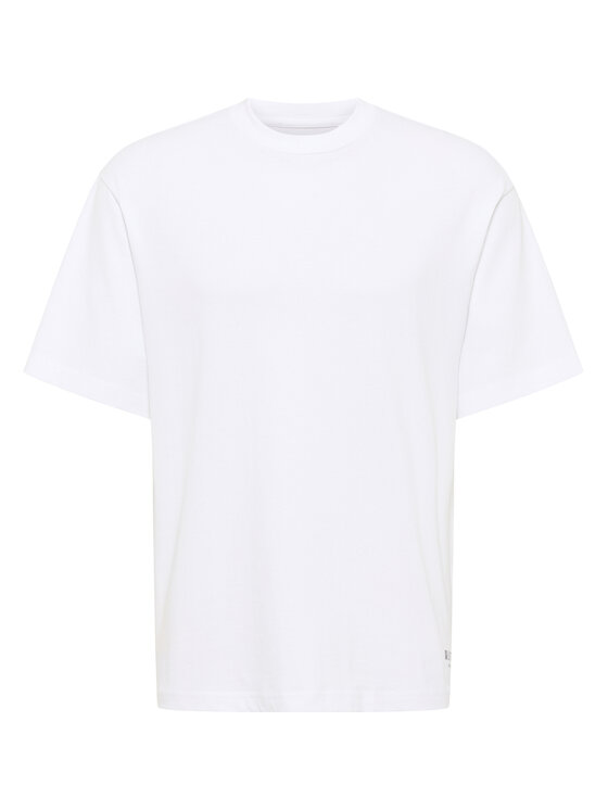 Mustang Mustang Tričko Akron 1016499 Biela Relaxed Fit