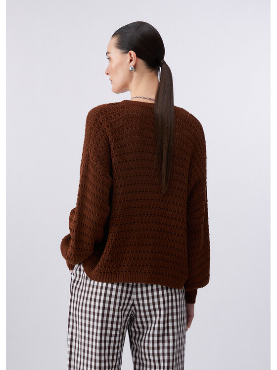 Liu Jo Liu Jo Maglione CA6304MS04209032 Marrone Regular Fit